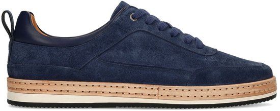 No Stress Heren Donkerblauwe Suède Sneakers Maat 45