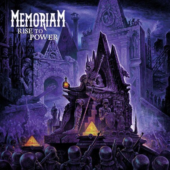Memoriam Rise to Power LP Paars Vinyl