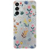 Samsung Galaxy M15 5G Fleurs colorees bedrukt siliconen hoesje