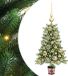 vidaXL Kerstboom met 150 LED met standaard Groen 65 cm PE