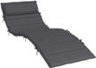 vidaXL Ligbedkussen 180x60x4 cm Oxford stof Antracietkleurig
