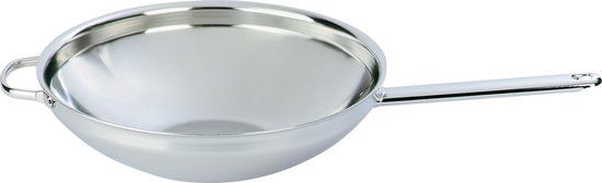 Demeyere Wokpan - 36 cm - RVS - Zilver