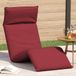 Maison Exclusive - Chaise longue pliante bordeaux 175 x 54 x 8,5 cm, tissu Oxford