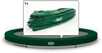 Berg Trampoline INGROUND ELITE - BESCHERMRAND GROEN 380