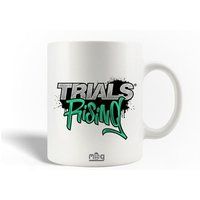 Keramische mokken maniacase Trials Rising Logo