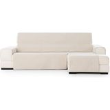 ECOMMERC3 Bankhoes voor chaise longue, normale maat rechts, eenvoudig aan te brengen met elastieken, grijs, compatibel met chaise longue-banken, links of rechts