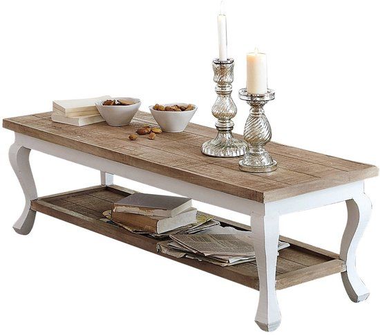 LOBERON Salontafel Riverside bruin/antiekwit
