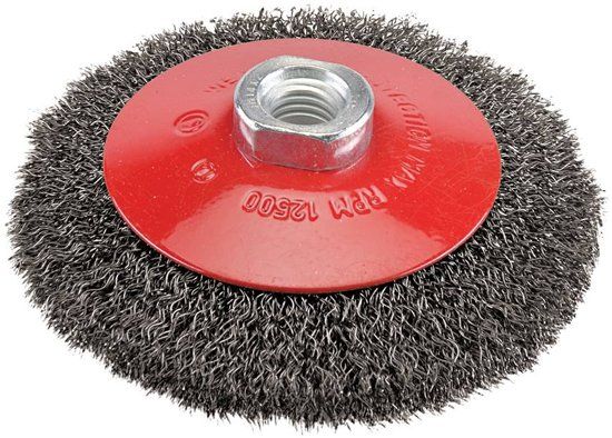 Silverline Staalborstel Met Gegolfd Staaldraad (115 mm)