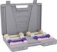 Homcom Set haltères - Fonte - 41L x 30l x 8H cm - Rose, Violet, Gris, Marron