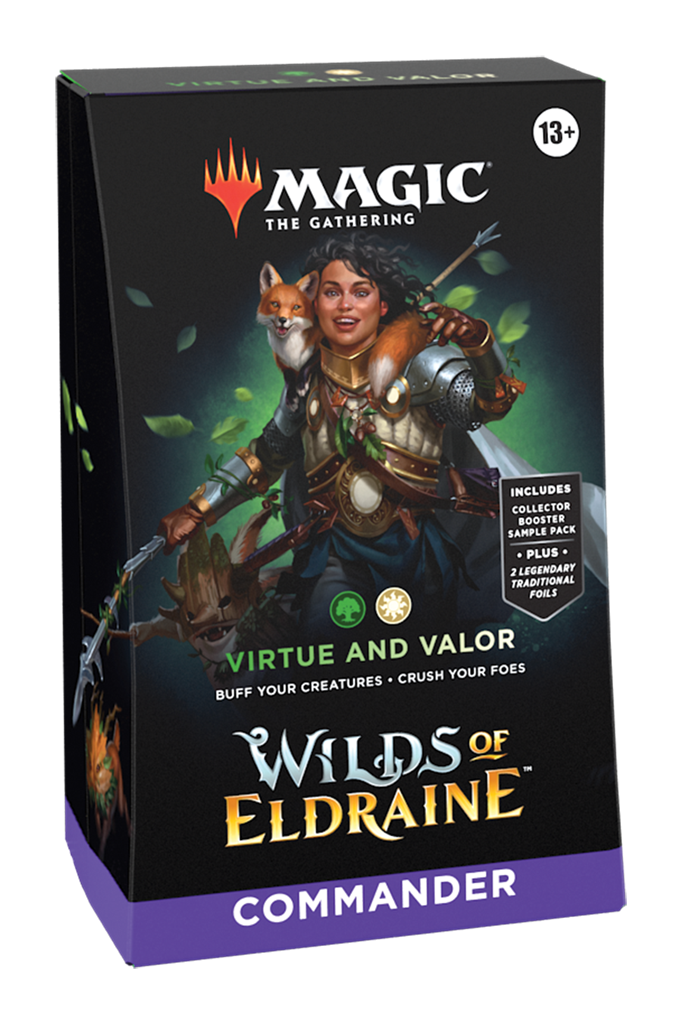 Wizards of the Coast Magic The Gathering - Wilds of Eldraine Virtue and Valor Commander Deck