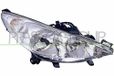 PRASCO Scheinwerfer H7/H1 mit Stellmotor für LWR PG3204903 rechts | Compatibel met: PEUGEOT 207, 207 CC, 207 SW