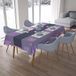 Bonamaison Tafelkleed, Anti-Mold, Sneldrogend, Waterdicht, 100% Polyester Tafellaken, Willekeurig patroon, 140 x 200 Cm
