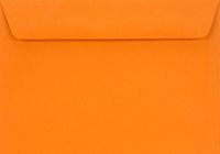 Netuno Gladde oranje enveloppen A6 - 114 x 162 mm - 25 stuks - HK zelfklevend met plakstrip - 90 gram - Burano