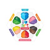 Ooly I Heart Art Uitwisbare Krijtjes - 6 Hartjes in 12 Kleuren