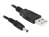 Delock USB 2.0 A Male naar Jack (3.5mm) Kabel 1.50 m Zwart