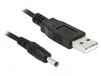 Delock USB 2.0 A Male naar Jack (3.5mm) Kabel 1.50 m Zwart