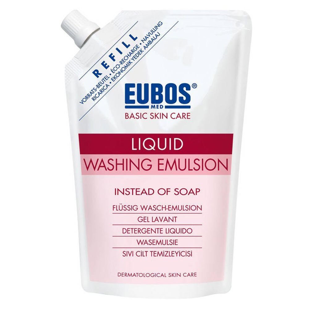 Eubos Gel Roze Liquid Washing Emulsion Refill