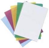 Connect Plastic L-Folder A4 Red 100 pieces