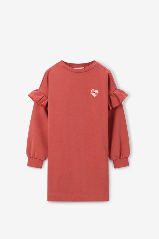 Sissy-Boy Rode Sweatjurk met Ruffles