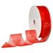Morex Ribbon Organdy nylon lint, 3,5 cm bij 100-Yard, rood