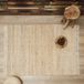 The Home Deco Factory - Tapis 120x170 cm en toile de jute naturelle avec franges