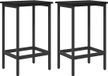 vidaXL Barkruk Zwart eiken 64 cm