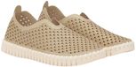 Ilse Jacobsen Tulip3223 Dames Instappers Beige Textiel Maat 37