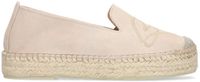 Manfield Dames Taupe Suède Espadrilles Maat 42