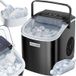 tectake® Arctic IJsblokjesmachine - 1,2L - 2 IJsblokjes Formaten - Zwart