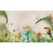 Papier peint panoramique plantes tropicales toucan 390 cm x 234 cm
