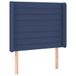 VidaXL Hoofdeind & Voeteind Blauw