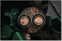 Dietrix Inductie Beschermer - 65x52cm - Koffie en Chocola Capuccino Barista
