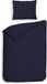 Heckettlane Dekbedovertrek Spina - Uni Linge de lit - 140x200-220 cm - Simple - Bleu - Coton-Flanelle
