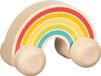 Goki Houten voertuig - Regenboog - 9,5X5,5X6,5Cm - 1 Jaar