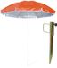 Merkloos / Sans marque Parasol oranje - Dia 150 cm - Polyester - Verstelbaar - UV-bestendig