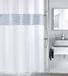 Kleine Wolke Twin douchegordijn, Polyester, Sneeuwwit, 200 x 180 x 0,02 cm