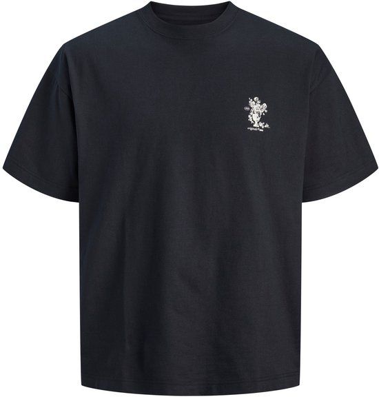 JACK&JONES JORMAINE BACK TEE SS CREW NECK SN Heren T-shirt M Zwart