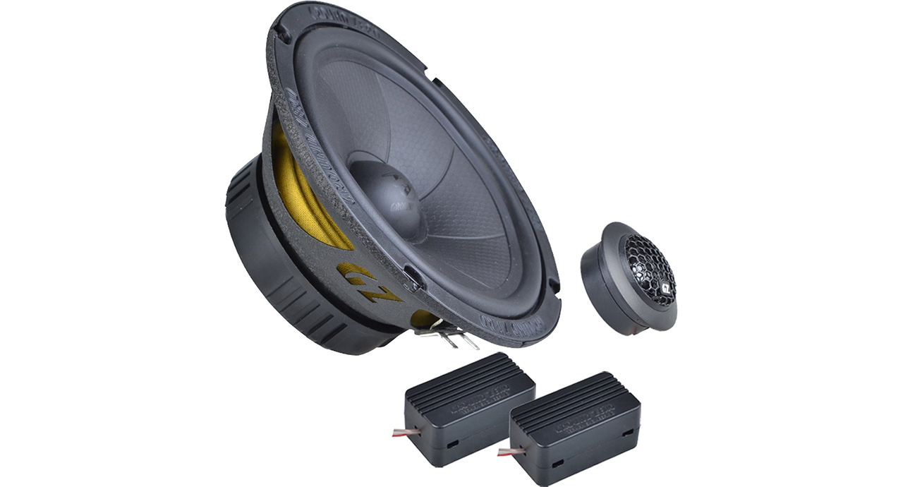 Ground Zero Iridium GZIC 165.2 - 16.5 cm 2-Way Component Speaker Set - 150W