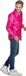 Wilbers Jaren 80 & 90 Kostuum Roze Ruchesblouse Satijn Foute Disco Maat 64