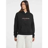 GUESS JEANS Sweatshirt 'American Tradition' rood / zwart / wit