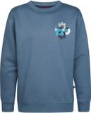 Petrol Industries Jongens Relaxed sweater met print ironbrook Blauw Maat 164