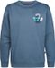 Petrol Industries Jongens Relaxed sweater met print ironbrook Blauw Maat 164