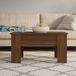 Maison Exclusive - Table basse, marron, aspect chêne, 79x49x41 cm, panneau de particules