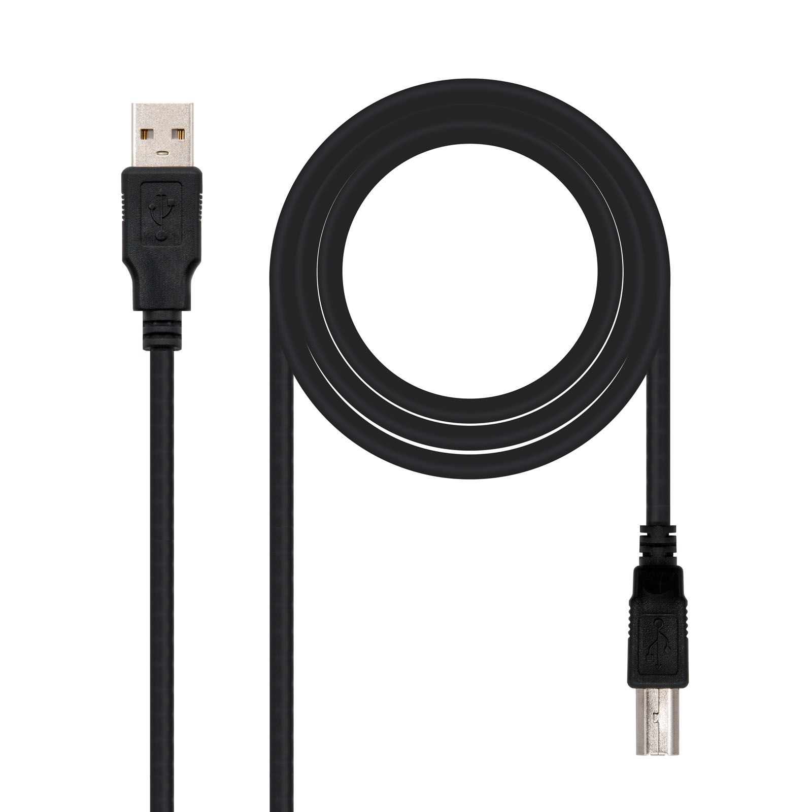 NANOCABLE 10.01.0105-BK USB-kabel zwart 4,5m