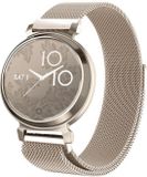 By Qubix Qubix Milanese bandje Vintage goud Geschikt voor Garmin Lily 2