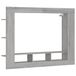 Sonoma Eikenkleurig meuble TV 152x22x113 cm Bois transformé Gris