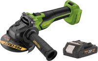Procraft PGA22-BB accu haakse slijper 20 V 125 mm borstelloos + 1x accu 2,0 Ah
