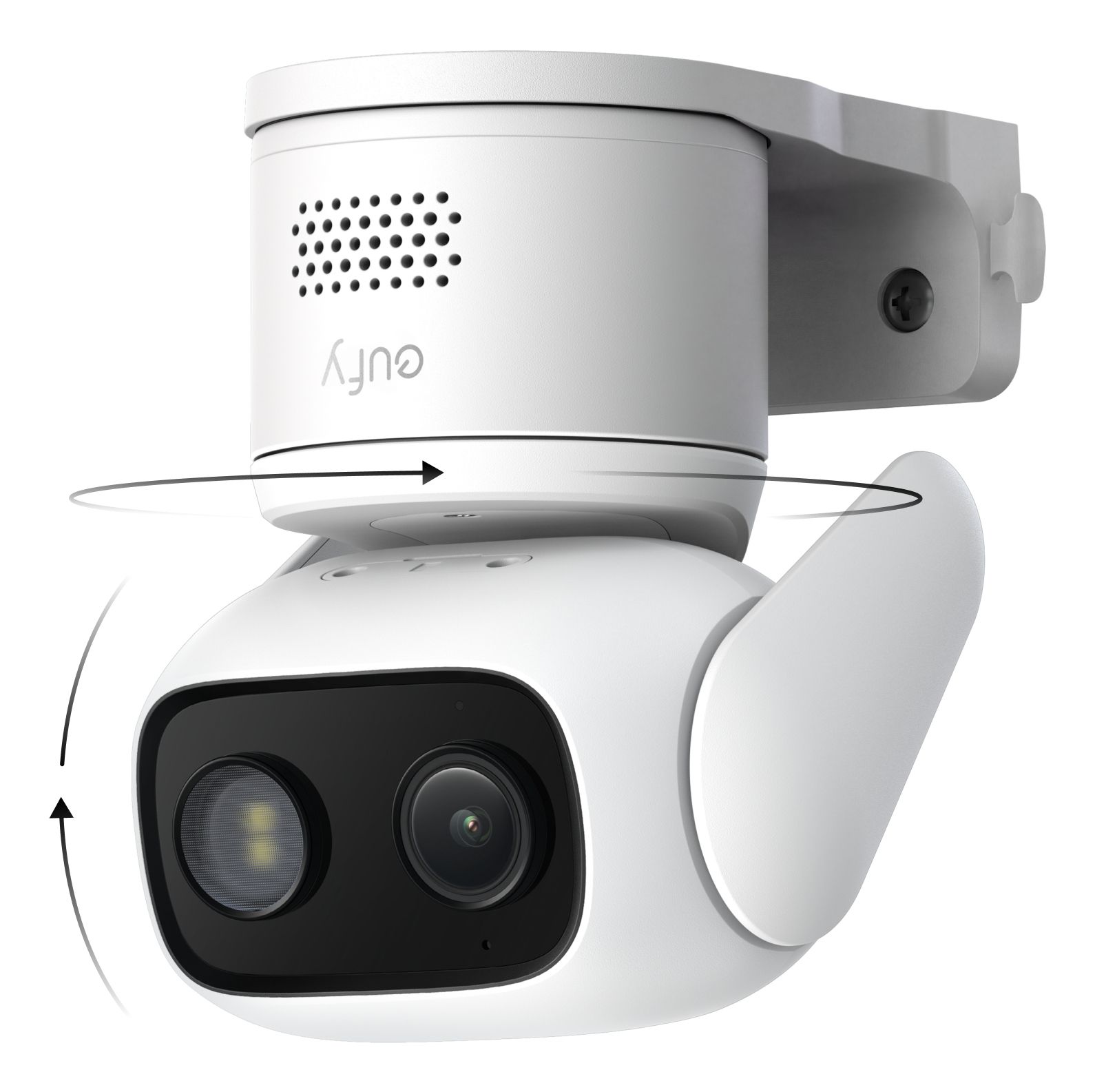 Eufy Beveiliging Bedrade Cam C31 - Wit - Kantelbare Beveiligingscamera - Binnen en Buiten - Duale Antenne - Kleurennachtzicht - Lokale Opslag - Geen Maandelijkse Kosten - IP66-Waterdicht - AI Mens/Voertuig/Huisdierdetectie - 24/7 Continue Opname