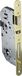 Tesa Assa Abloy 2030F5RHL brandbeveiligingsslot, afgeronde voorkant, ingang 50 mm, messing