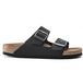 Birkenstock Arizona Sandals Birko-Flor Birkibuc Earthy Vegan Narrow, black